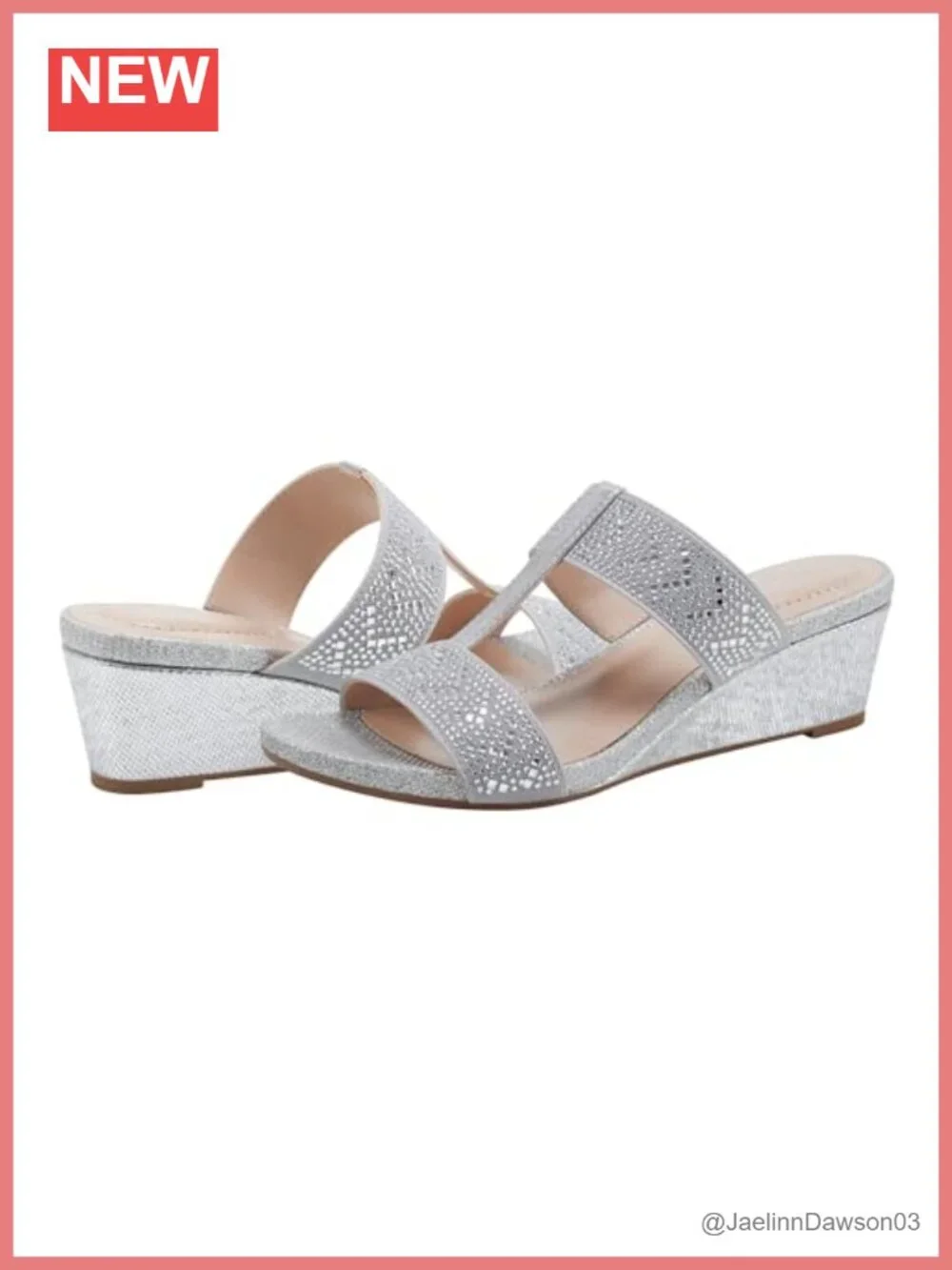 Womens Wedge Sandals Slingback Slip-On PU Lace